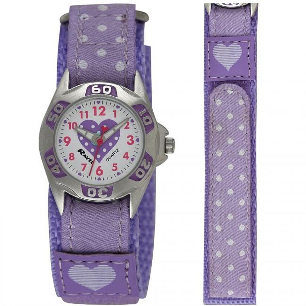 Ravel Children Velcro Nylon Watch Available Multiple Colour & Design R1507