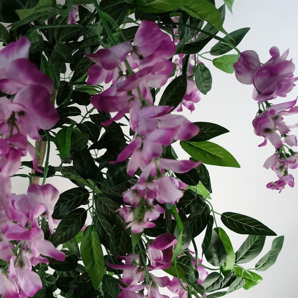 150cm Artificial Light Pink Purple Wisteria Tree