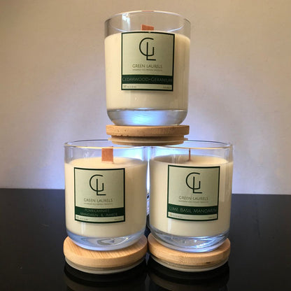 Soy Wax Premium Glass candle