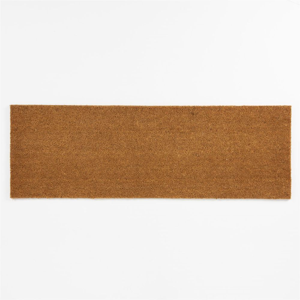 Astley Plain PVC Backed Coir 40x120cm Natural Doormat