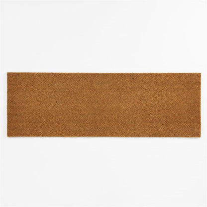 Astley Plain PVC Backed Coir 40x120cm Natural Doormat