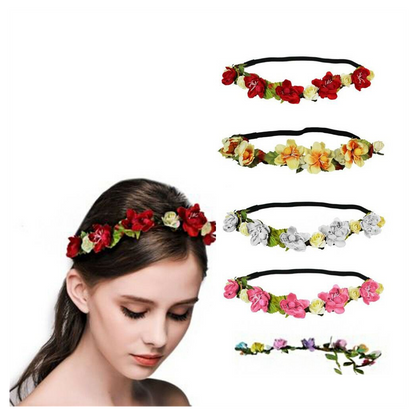 Flower Head Garland Crown Perfect for Festivals | Weddings or Summer days