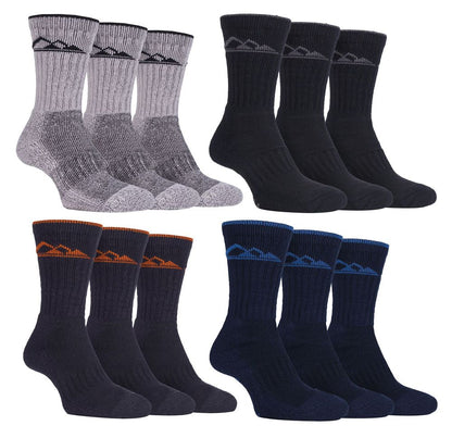 Storm Bloc - 3 Pairs Mens Heavy Cushion Cotton Socks