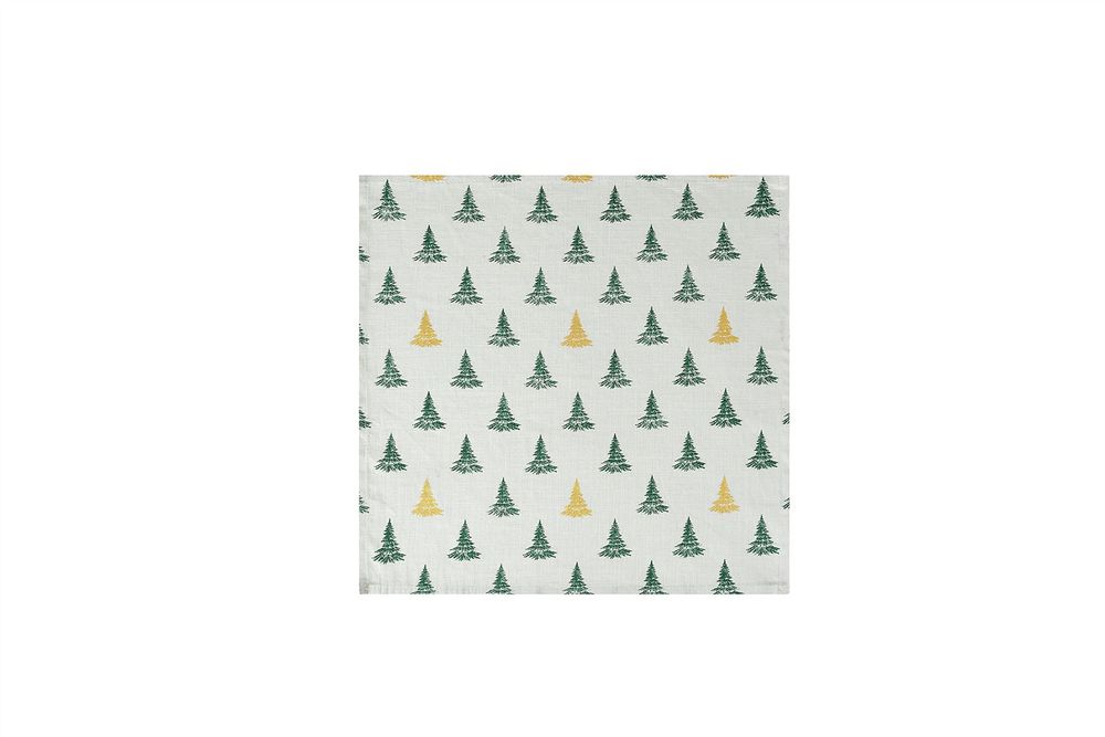 WINTER PINE TREES NAPKINS SET OF 4