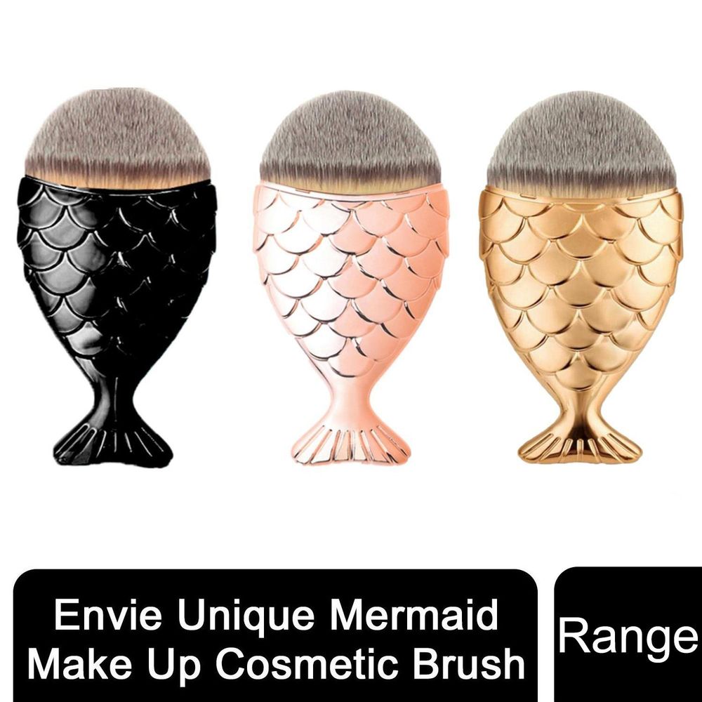 Envie Soft Nylon Hair Unique Mermaid Make Up Brush for Professional and Home Use