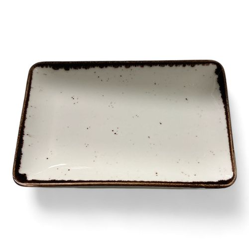 Porcelain Platter Reactive Cream 30 cm