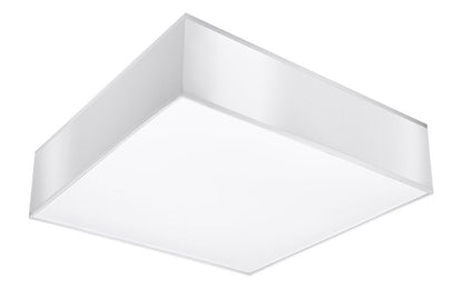 Ceiling Lamp HORUS 45 White Square Shape Loft Design LED E27