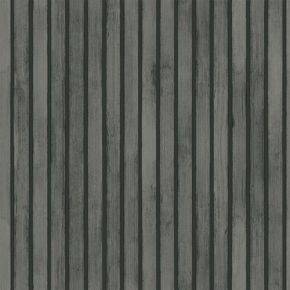 Wood Slats Charcoal/Grey SW12