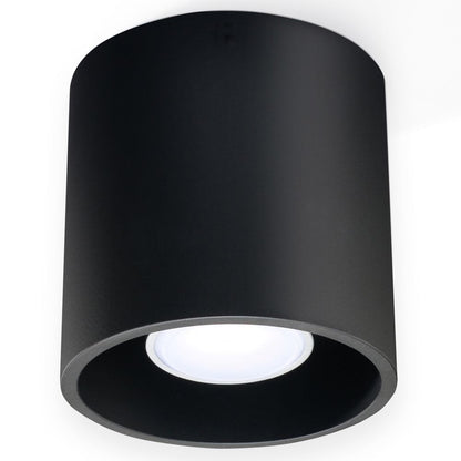 Ceiling Lamp ORBIS 1 Black Round Shape Modern Loft Design LED GU10