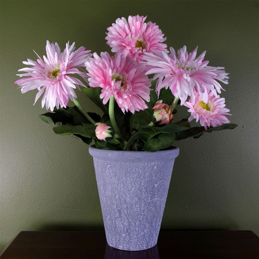 Pink Potted Daisy Flowering Plant Artificial