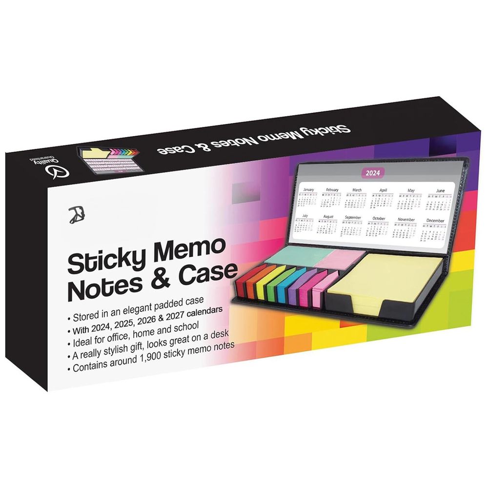 4X Sticky Notes Memo Desk Calendar Set 2017-2020