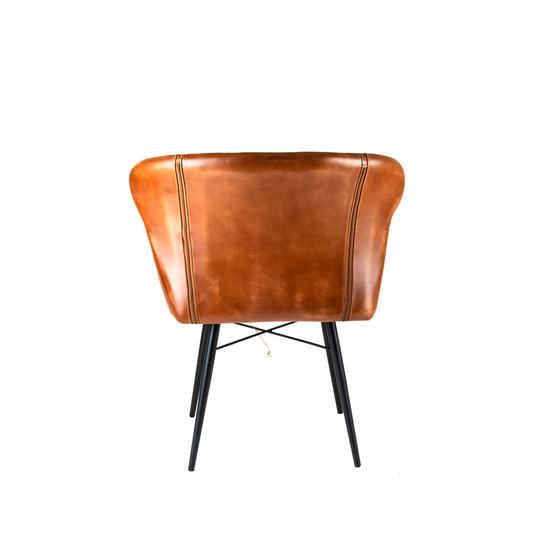 81CM LEATHER DINING CHAIR