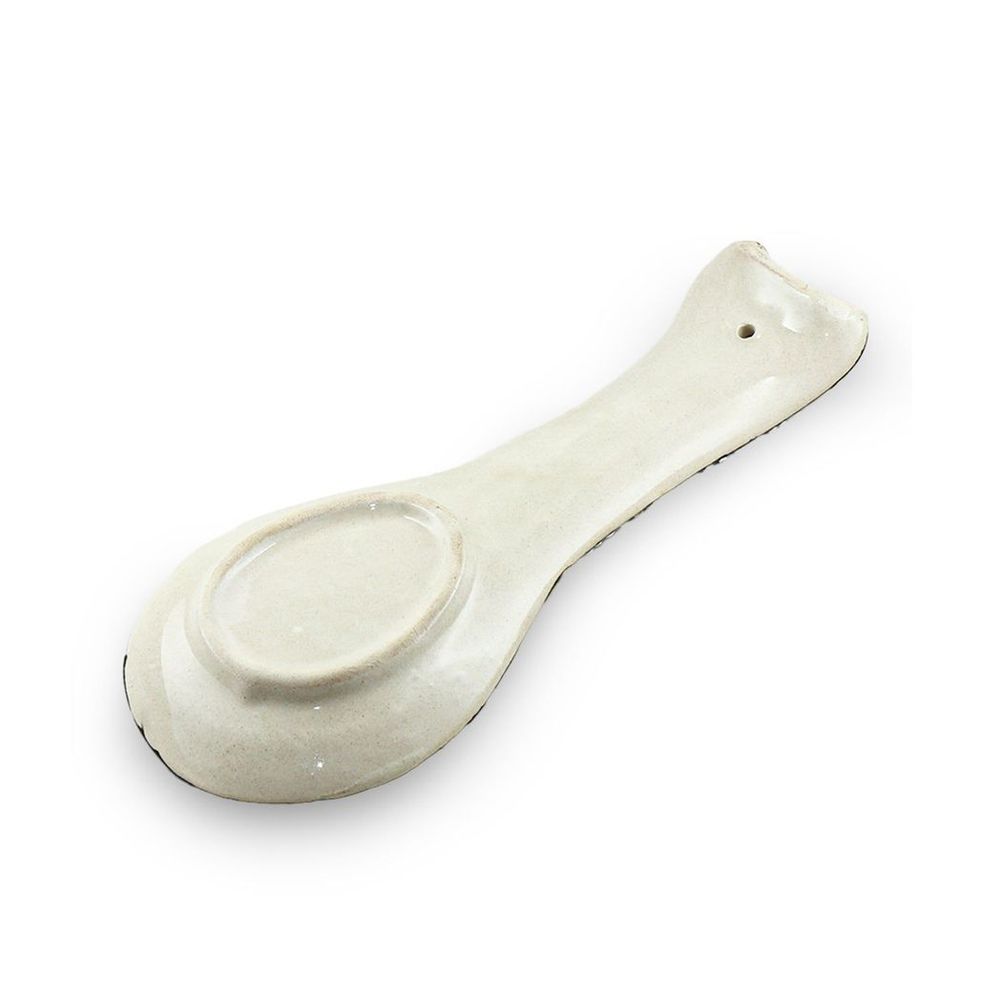 Ceramic Spoon Rest Tulip Yellow 24cm