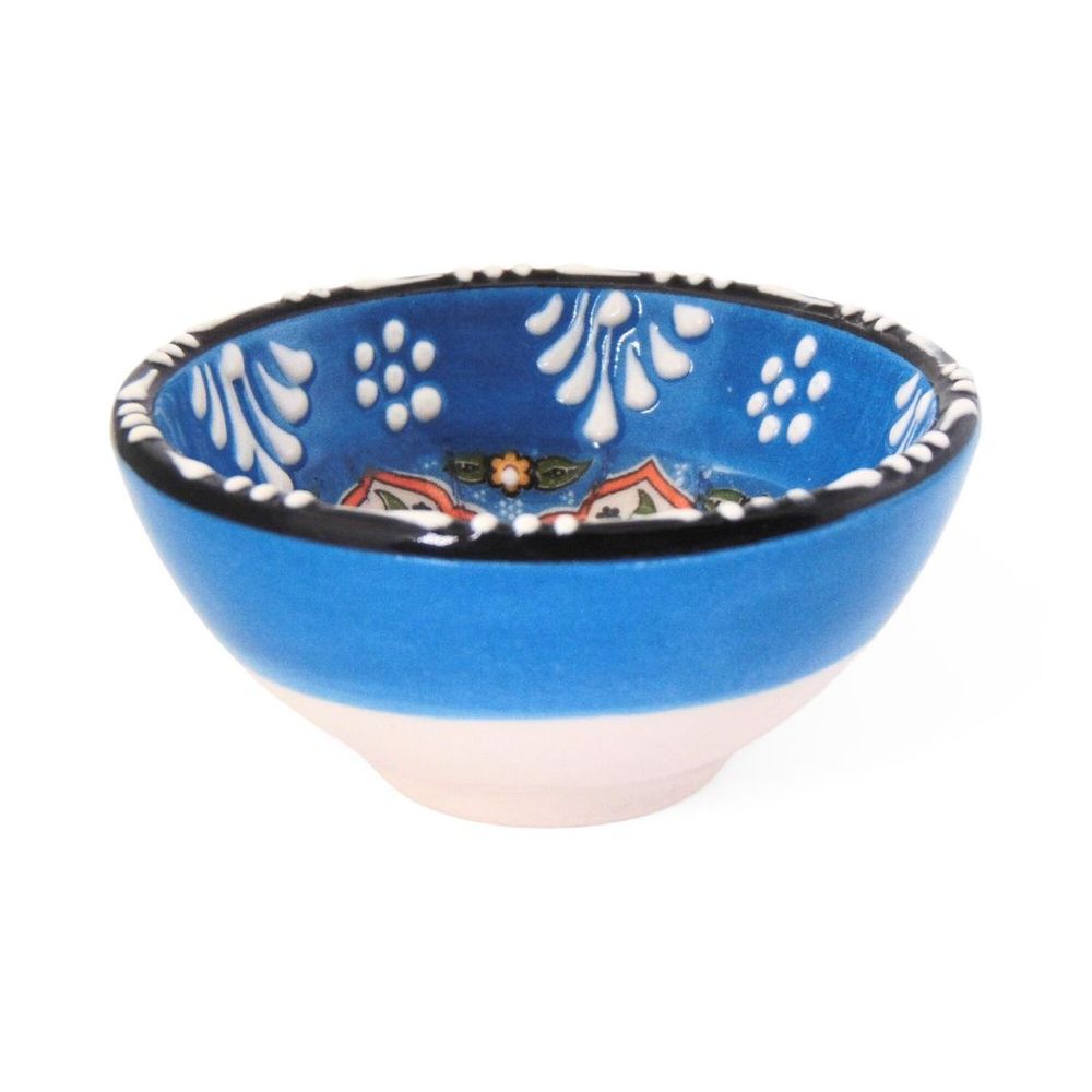 Handmade Ceramic Bowl Mexican Maya 8cm