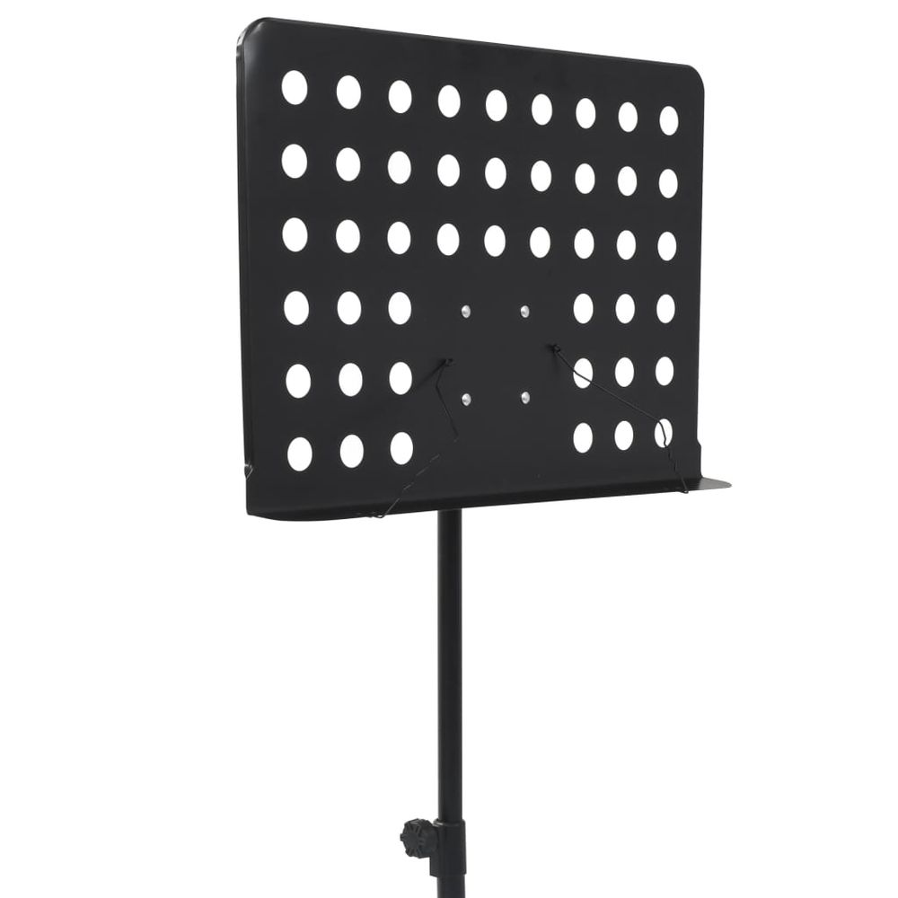 Music Book Stand Black Steel