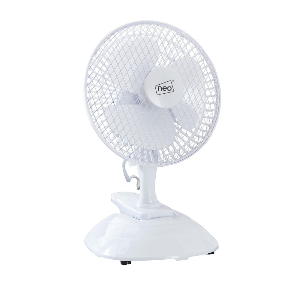 Neo Mini Clip Base Mount Desk Fan � White