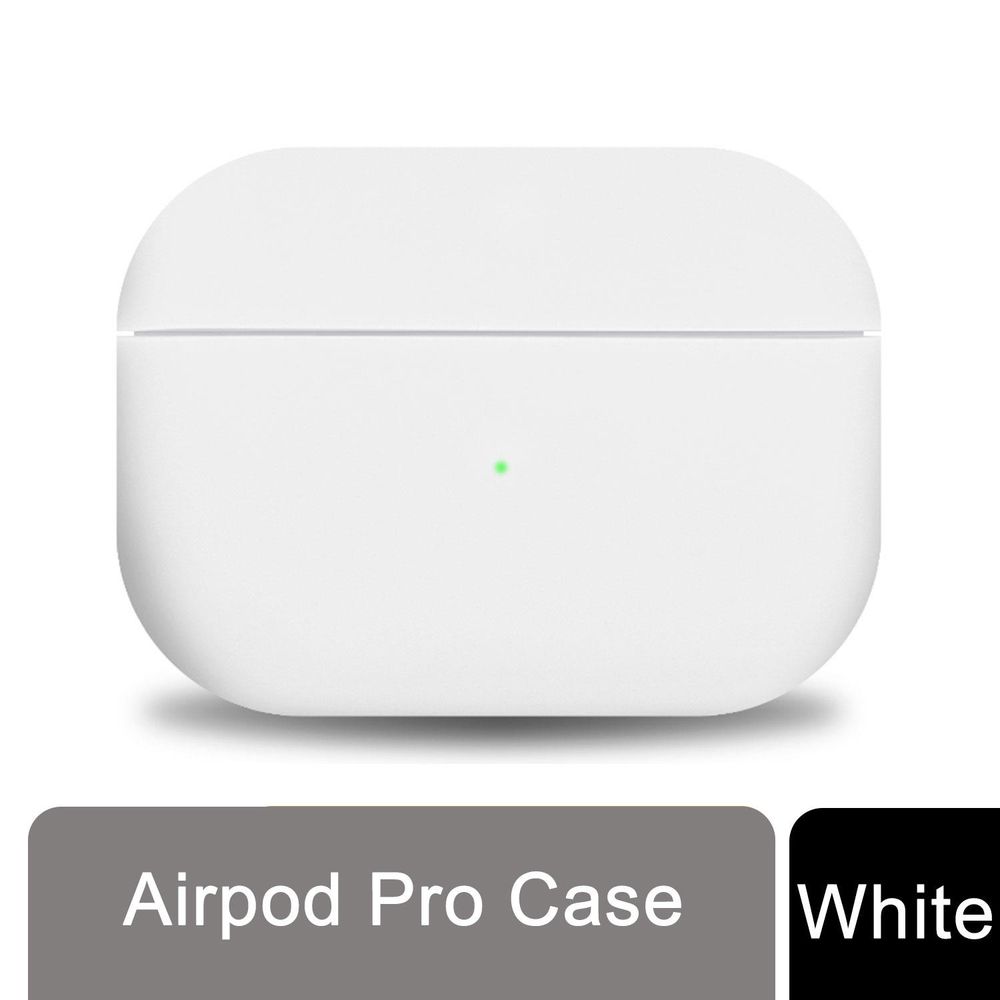 Airpods Pro Case Scratch-Absorbing Protecting Cover, White, 1pk