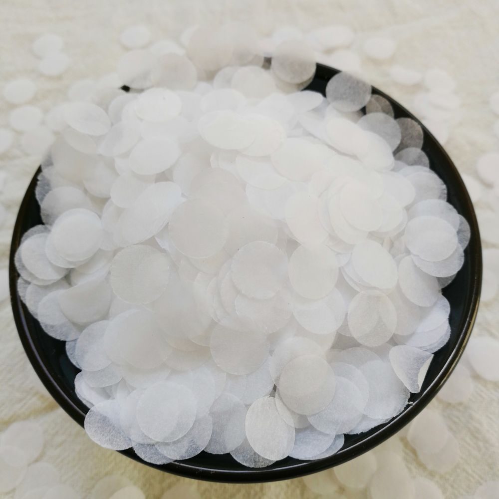 30 gram Confetti Paper for Popper Biodegradable Wedding Party Supplies 1 inch Round Tissue Paper Confetti Black White Sprinkles