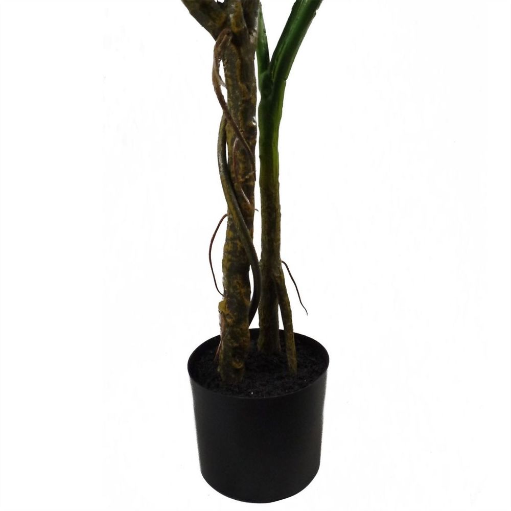 120cm Artificial Twisted Stem Monstera Plant