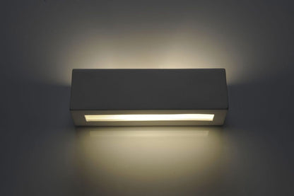 Wall Lamp Ceramic VEGA Simple Classic Design Paintable LED27