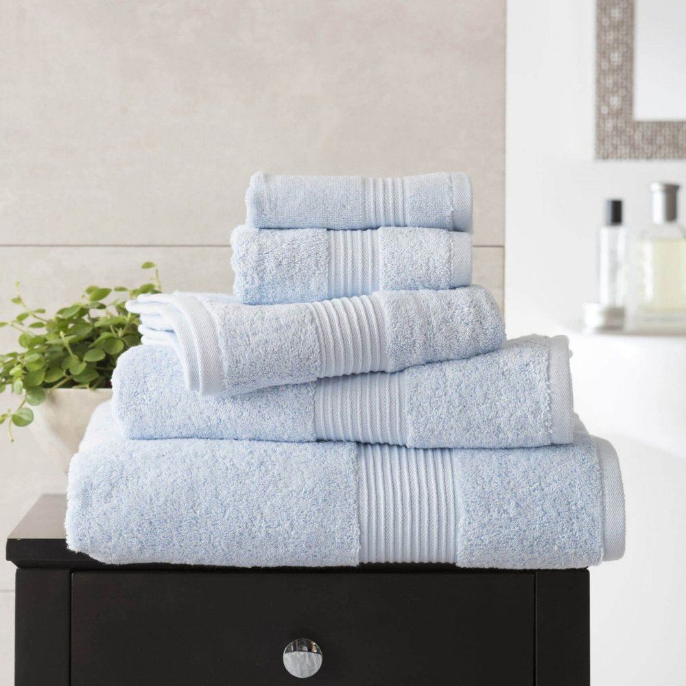 Deyongs Bliss 650gsm Pima Cotton Towels - Sky