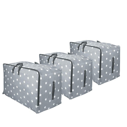 3pcs Clothes Storage Bags Organizer Large Capacity Moisture-Proof