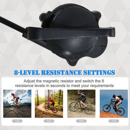 Bicycle Trainer 8-level Resistance for 650C, 700C or 26"-29" Bike Tyres