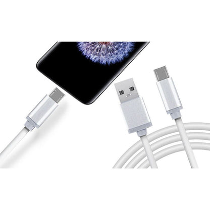 Powerz USB Data Charger Cable for Micro USB 1.2m - White