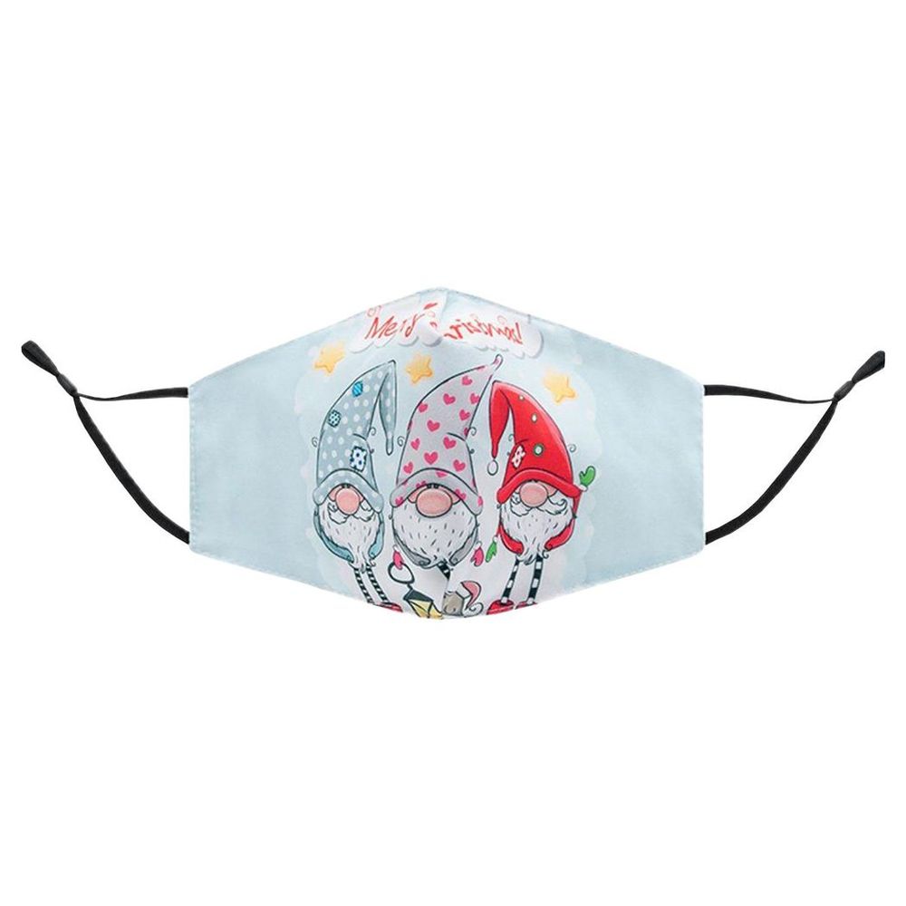 Termin8 Unisex Face Mask Printed Christmas Design, Lightweight & Breathable