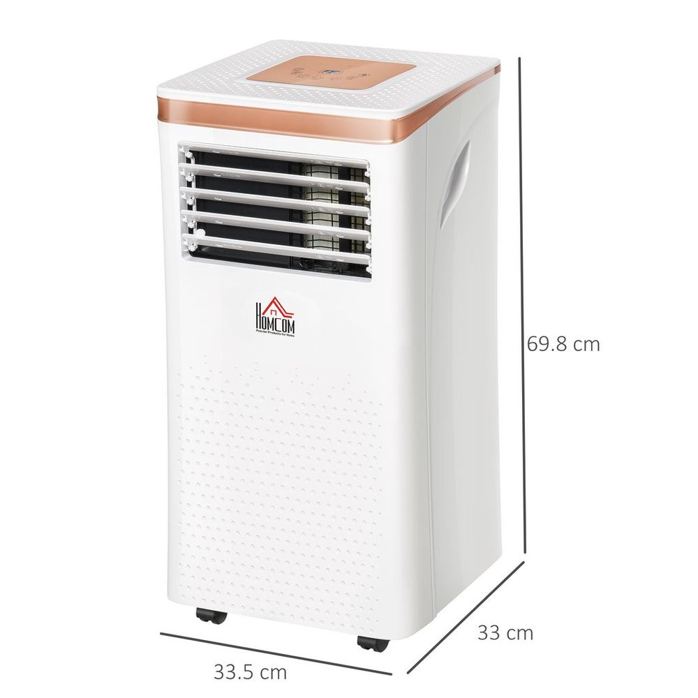 HOMCOM 10000 BTU Portable Air Conditioner 4 Modes LED Display Timer Home Office