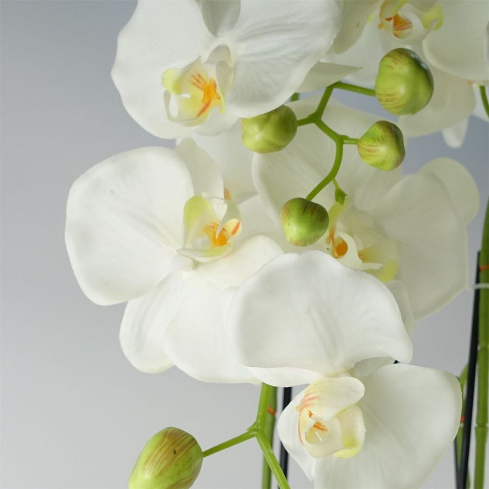 150cm Giant White Orchid Plant Artificial 189 flowers REAL TOUCH