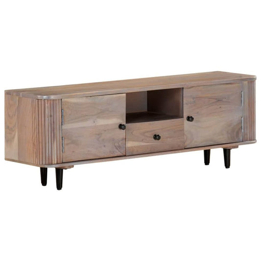 TV Cabinet 118x30x40 cm Solid Acacia Wood