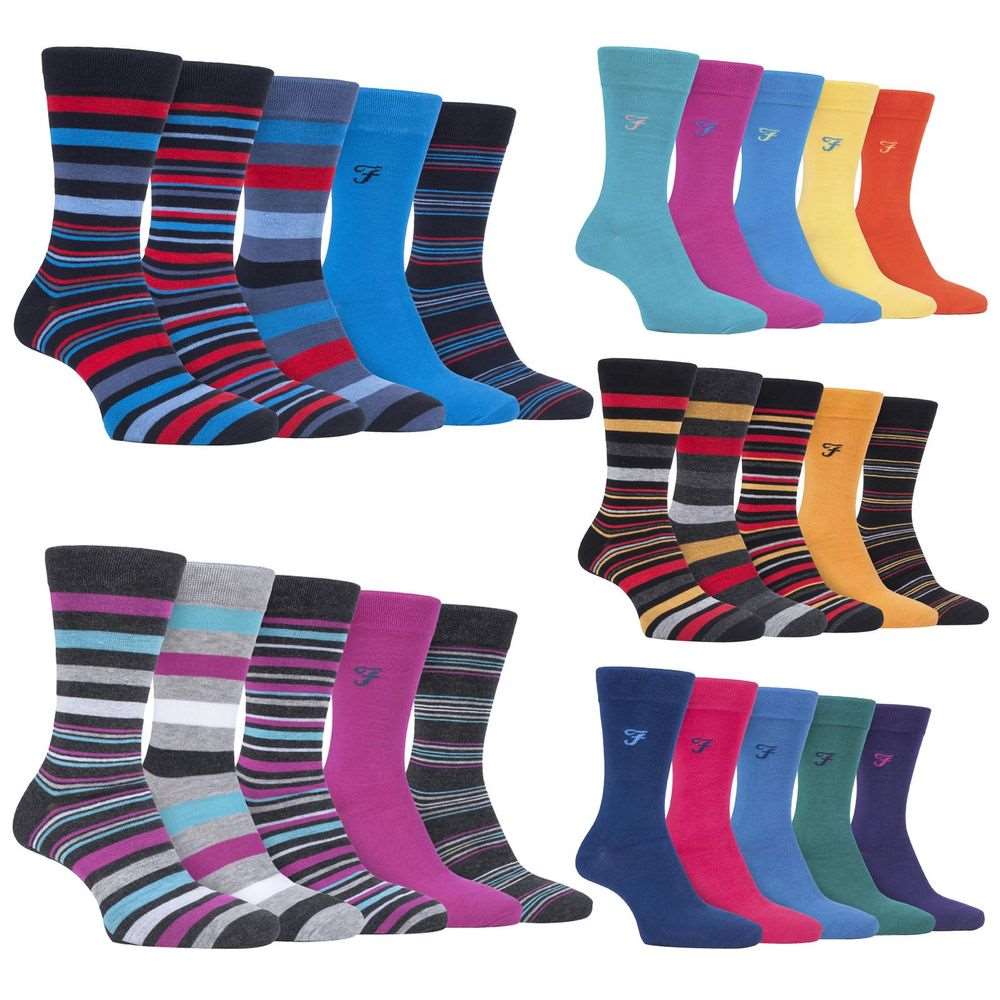 Farah - 5 Pack Bamboo Bright Socks