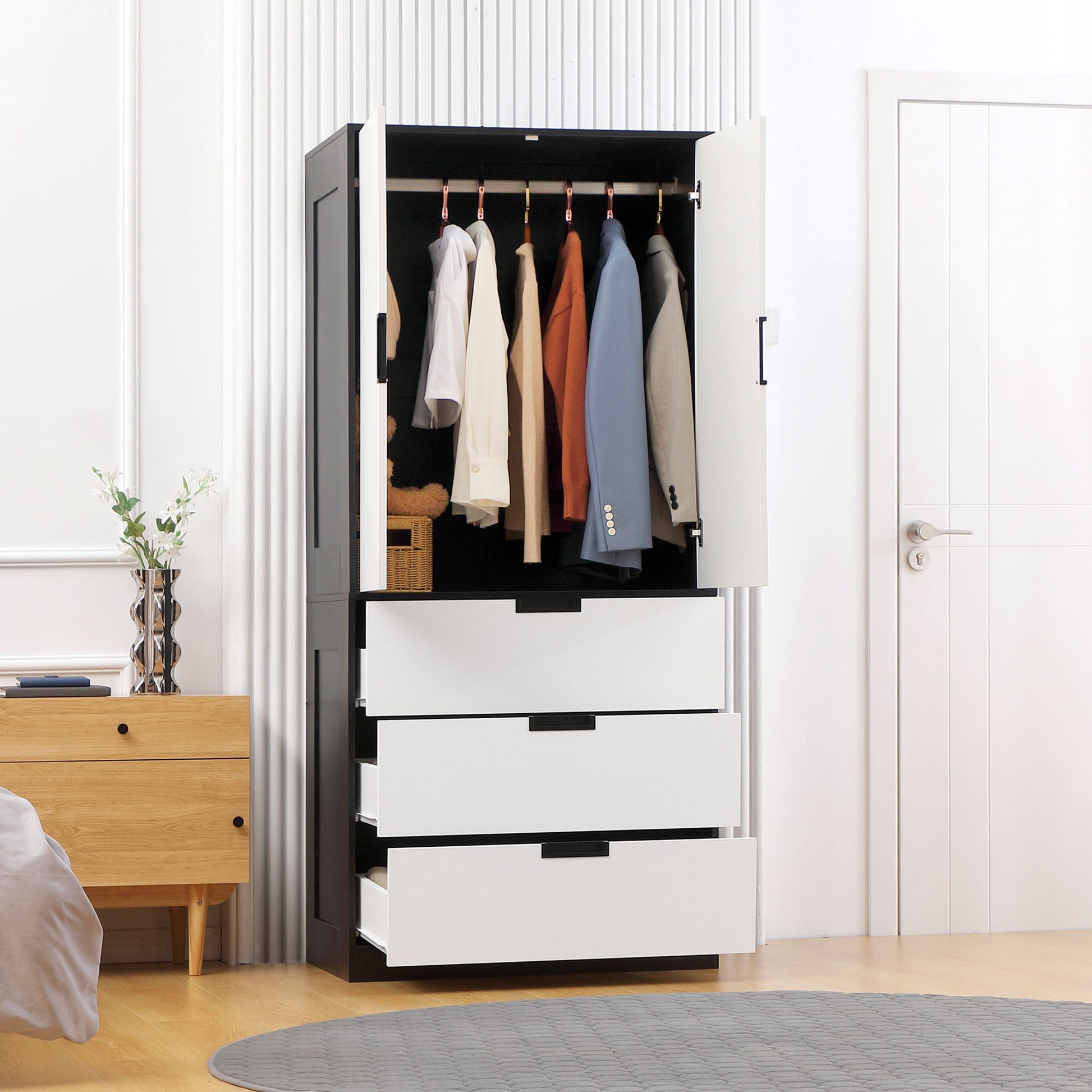 Homcom 2 Door Wardrobe