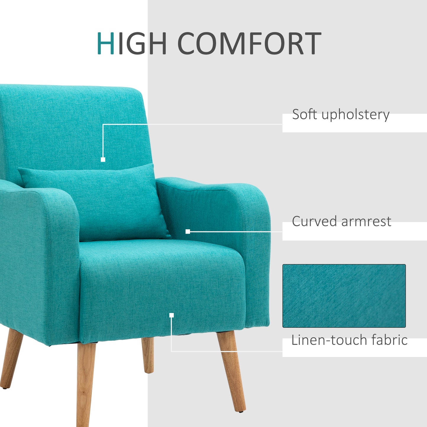 Homcom Accent Chair