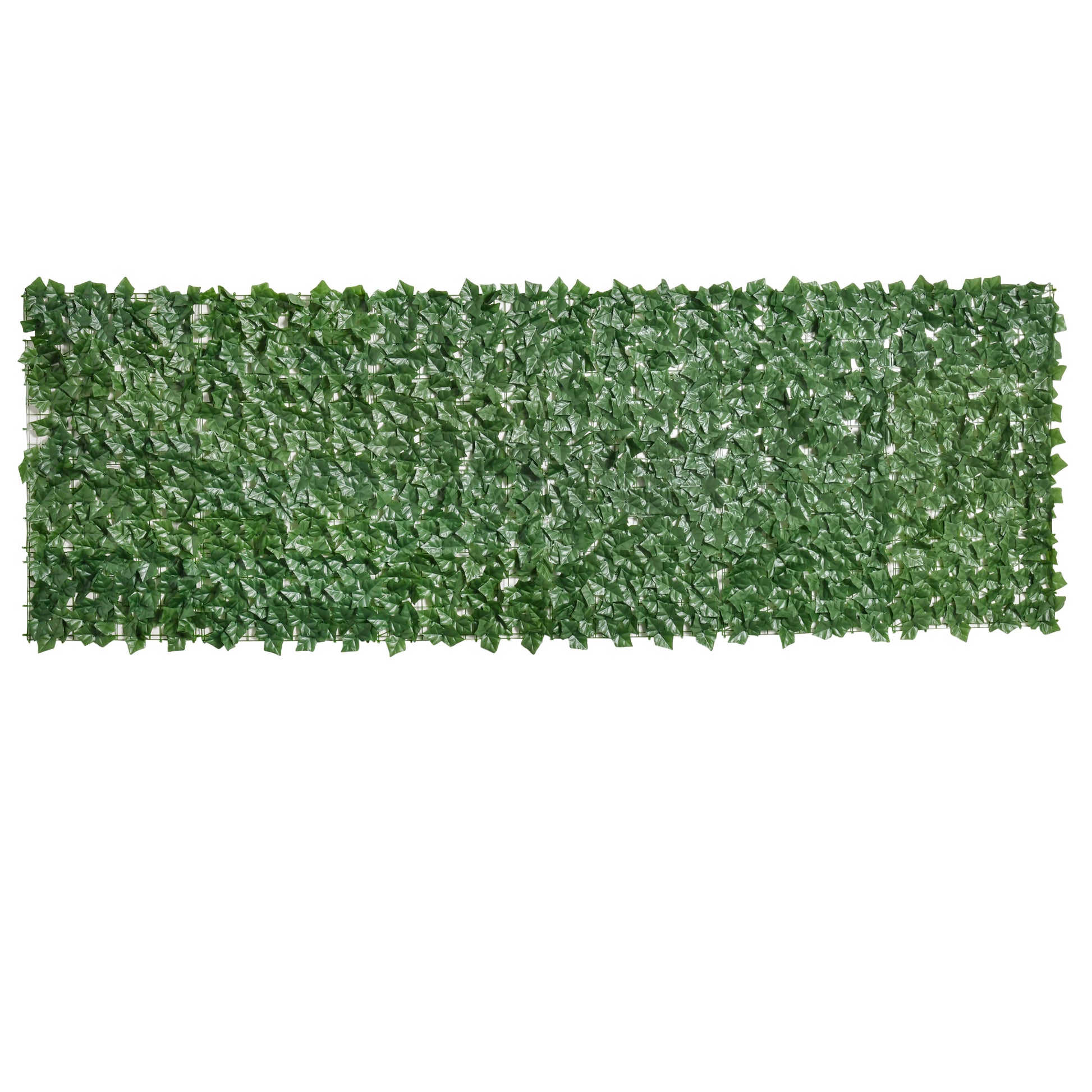 Outsunny Artificial Leaf Fence Panel for Garden Outdoor Indoor Decor