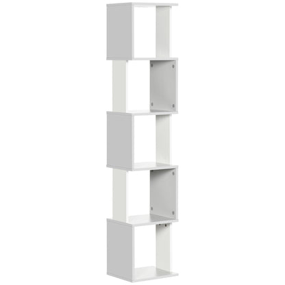 Homcom Modern 5-Tier Bookshelf