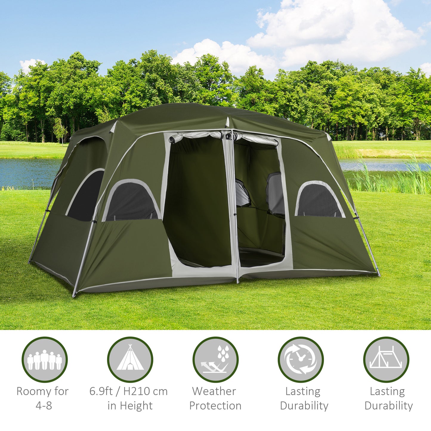 Outsunny Camping Tent