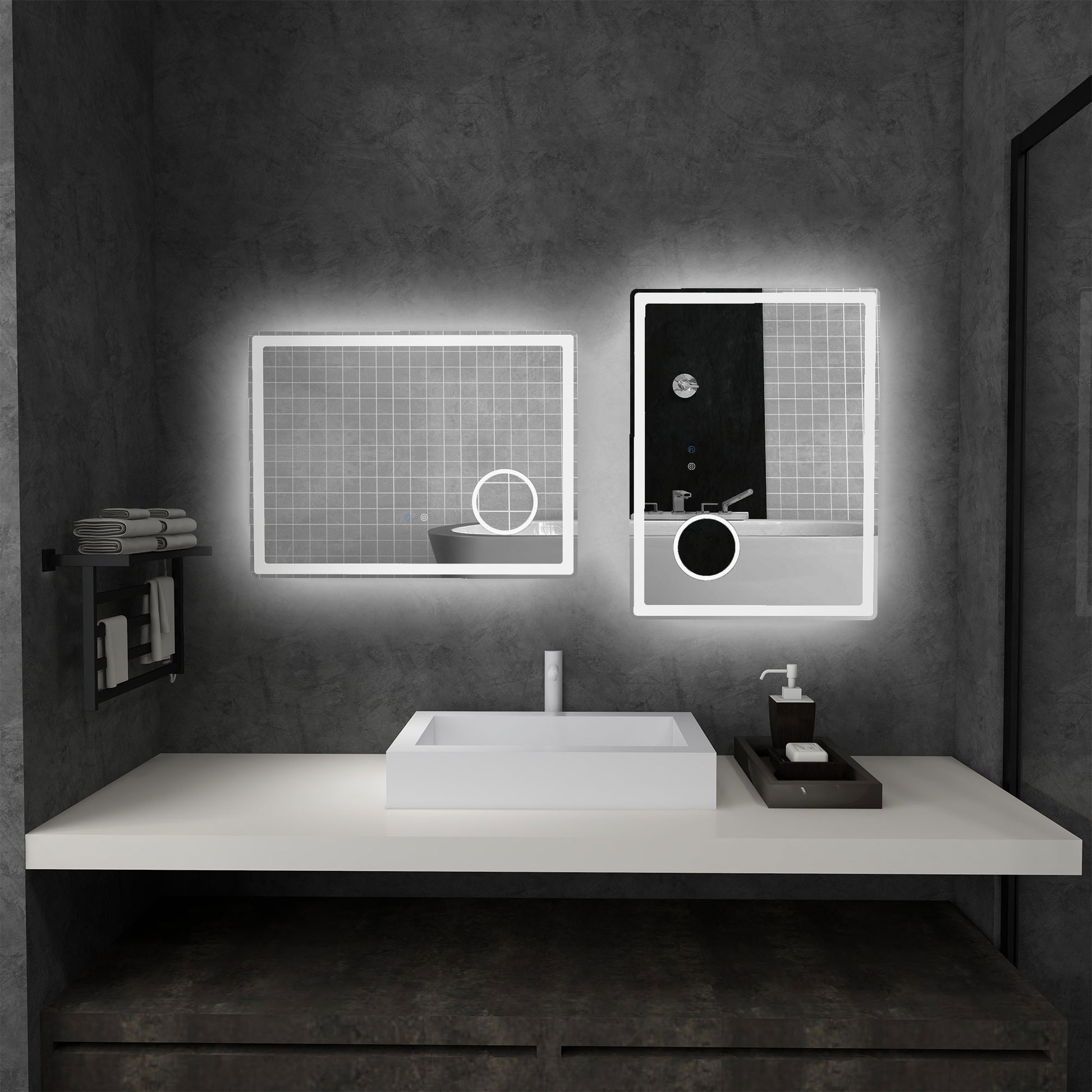 kleankin LED Bathroom Mirror with Lights