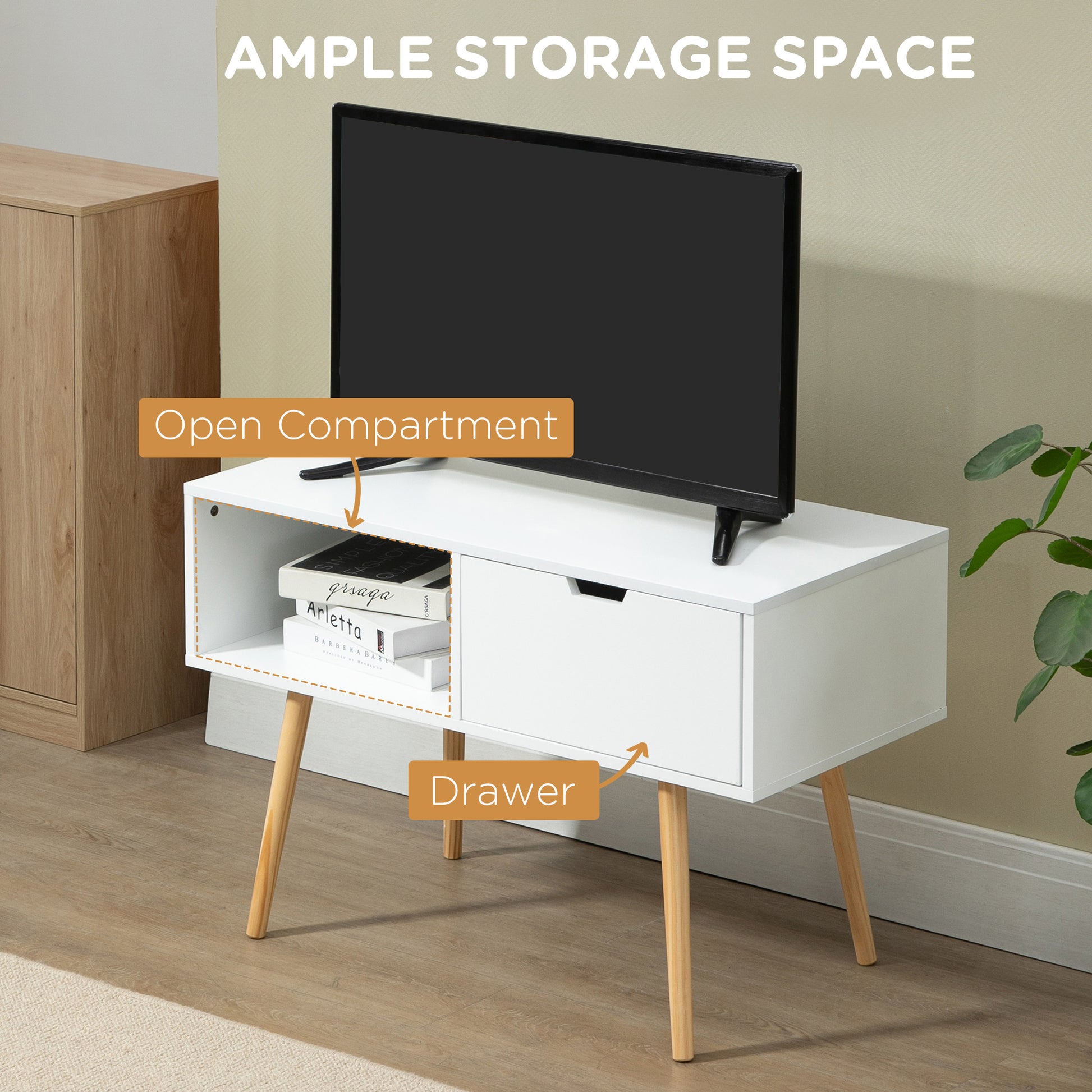 Homcom Boxy TV Stand