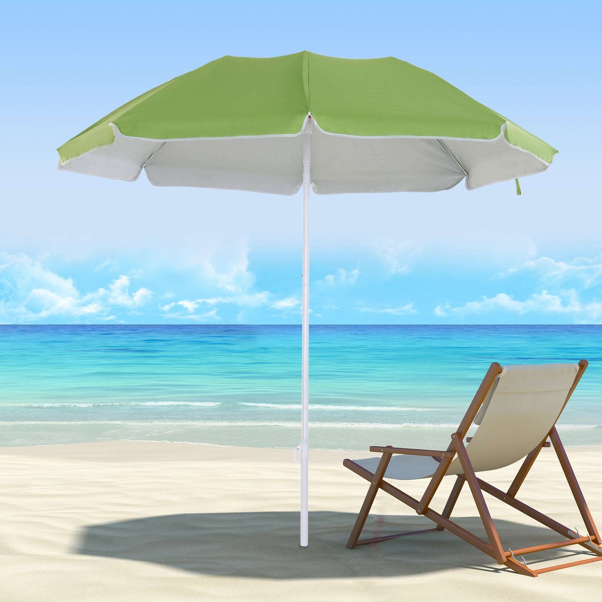 Outsunny 1.7m Beach Umbrella