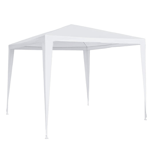 Outsunny 2.7m x 2.7m Garden Gazebo Marquee Party Tent Wedding Canopy Outdoor(White)