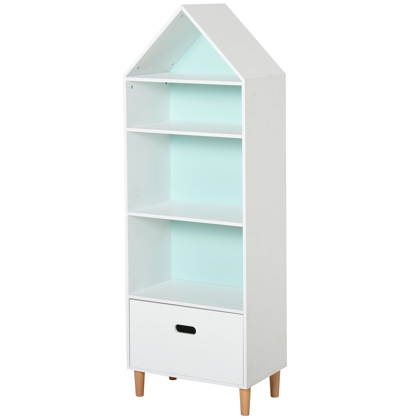 Homcom Kids Five-Tier Bookshelf