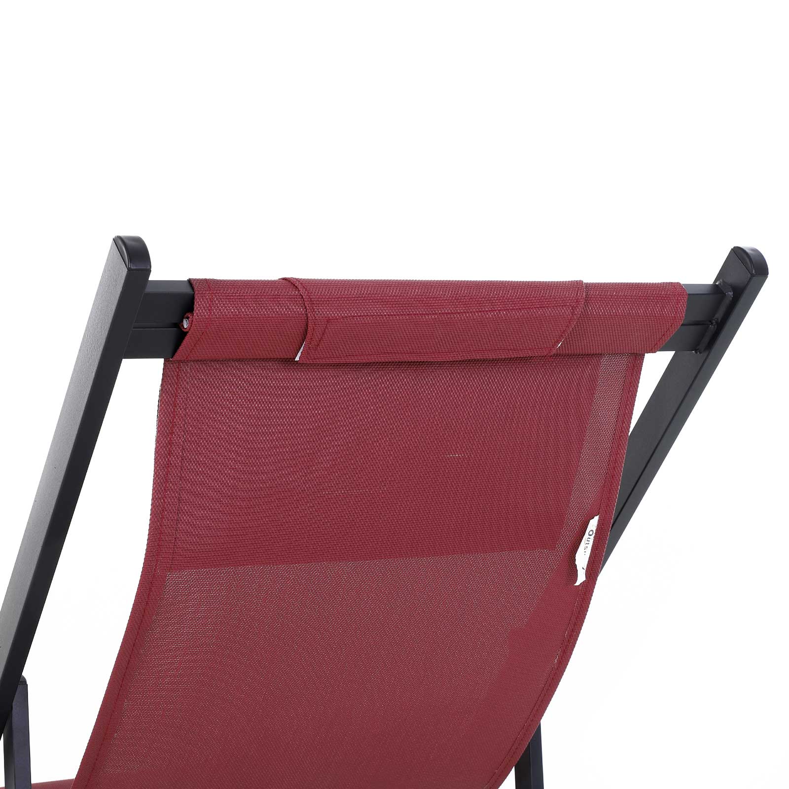 Outsunny Set of 2 Folding Garden Beach Aluminium Frame Deck Chairs Deckchairs Seaside Folding Garden Patio Lounger