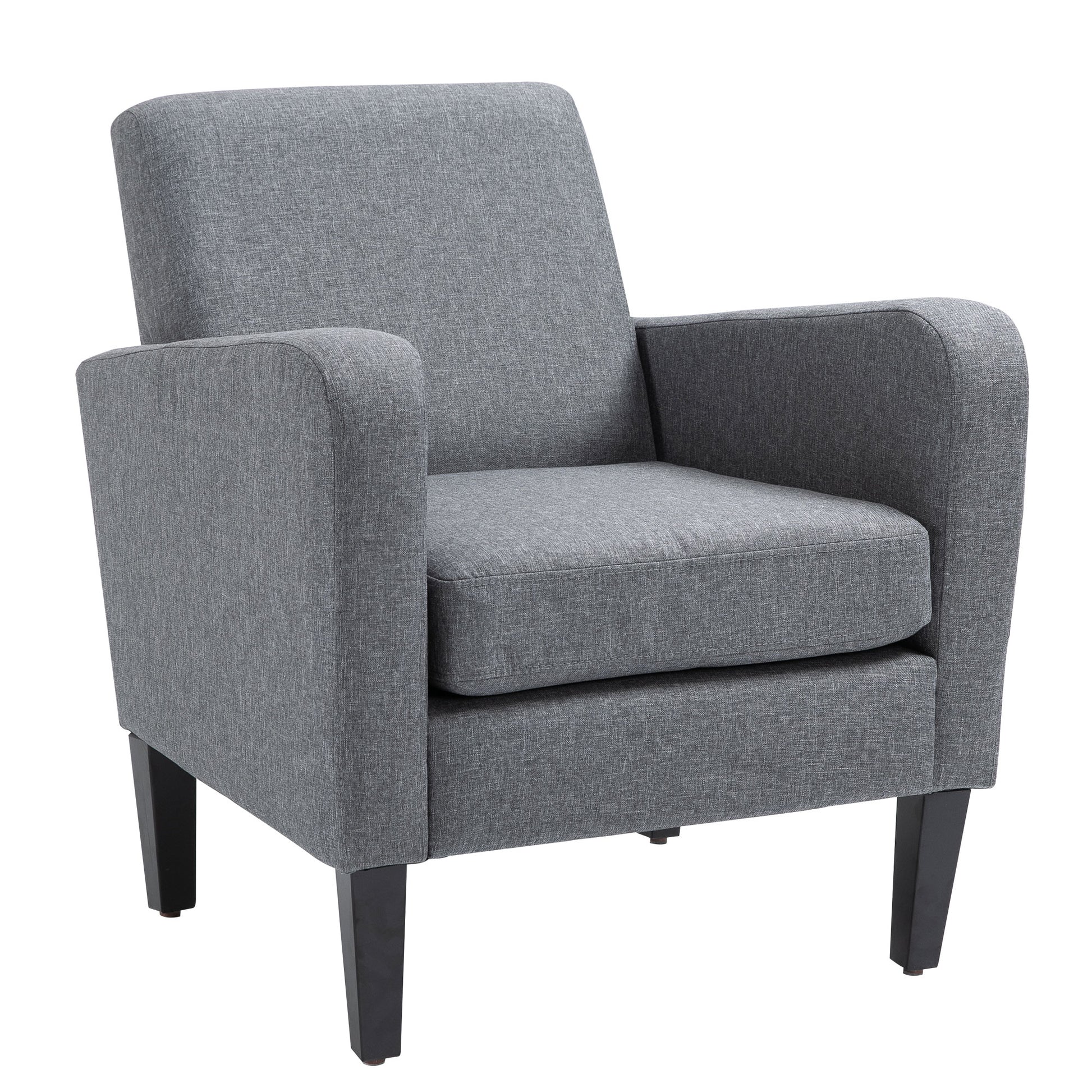 Homcom Linen Single Armchair