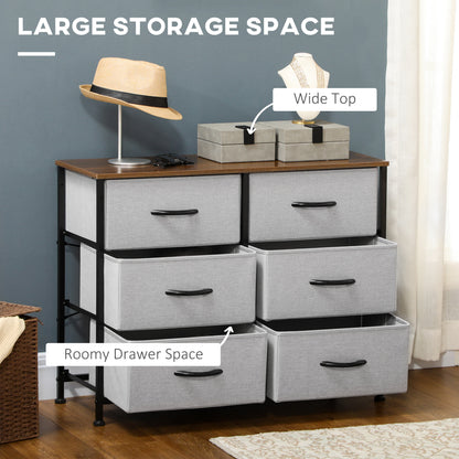 Homcom Fabric Chest of Drawers