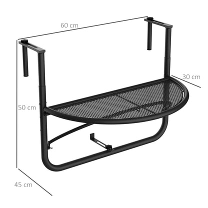 Outsunny Hanging Rail Table