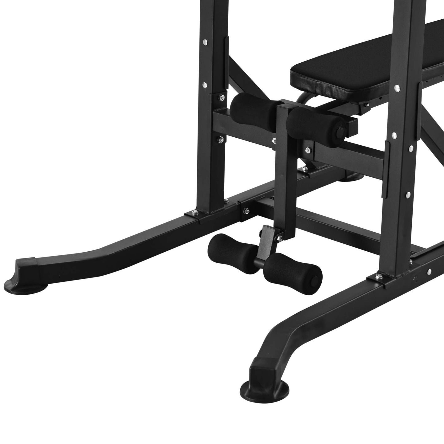 Homcom Adjustable&Folded Dip Stands Multi-Function Pull-ups Sit-ups