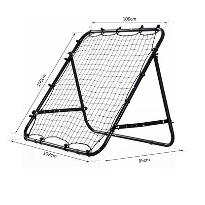 Homcom Adults Football Training Aid Multi-Sports Practice W/PE Mesh Metal Tube