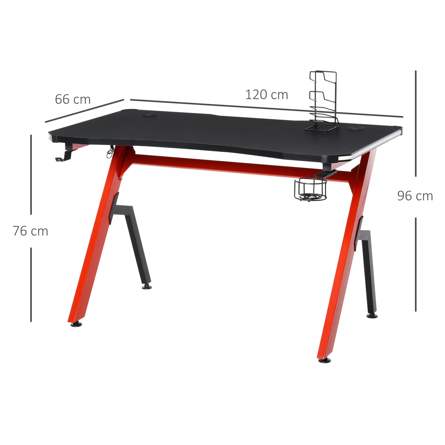 Homcom Racing Style Gaming Desk